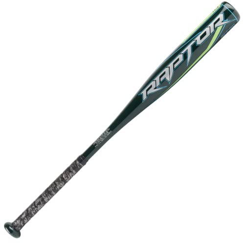 Rawlings Jungen Baseball Bat, 30 Inch 2022 Raptor USA Baseballschläger (-10), 76,2 cm, dunkelgrün, 76.20 cm