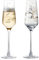 Anton Studio Designs - Flûtes À Champagne Skye - Lot De 2 Verres À Vin Mousseux - Flûtes À Champagne En Verre - Tige Haute - Fait À La Main - Design Des Hébrides