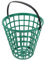 Warmhm Golf Ball Basket Range Baskets Carrying Buckets Golfball Storage Container with Handle for Outdoor Sport (Green,22 x 22cm)