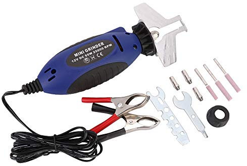 Gavigain Electric Chainsaw Sharpener Kit,12V Mini Chainsaw Sharpener Electric Chain Grinding hine Chain Saw File Grinder