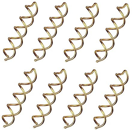 Angoily 20pcs Gold Spiral Hair Pins and Bobby Pins Twist Hair Clips for Women and Girls Accessories