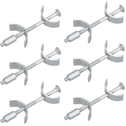 Conector de Encimera, 100mm 6 unids Junta de encimera de cocina, conectores de muebles de cocina, Conector para encimeras, herraje de montaje, tornillos de mariposa para fijación y sujeción