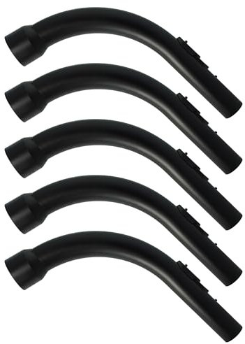 vhbw 5x impugnatura compatibile con Miele SKRR3, SKRP3, SKRG2, SKRF3 aspirapolvere - manico di ricambio, diametro de 35 mm, 34 cm