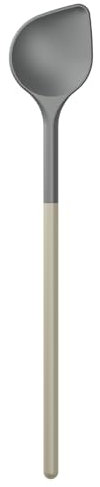 Rosti Optima Kochlöffel Kunststoff, Rührlöffel mit Spitze/Spitzlöffel, Hitzebeständig bis zu 220°C, Spülmaschinenfest, aus Nylon, Länge 31 cm, Durchmesser Kopf 5,5 cm, Humus