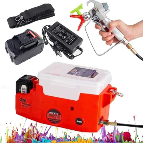 Pulverizadores de Pintura Airless Pulverizadores de Pintura | 500W Eléctrico de la Pintura de Aerosol con 1,5 M de Manguera | de Alta Presión Inalámbrico Pulverizador de Pintura In
