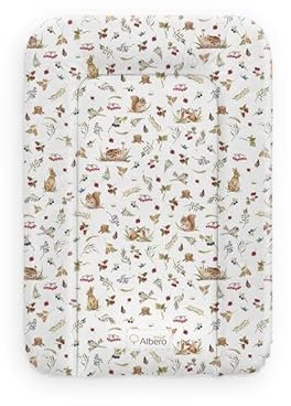 Baby Wickelauflage Waldfreunde 70 x 50 cm - Waschbare Wickelunterlage für Unterwegs - Wickelauflage Zubehör - Wickelauflagen Bezüge - Wickeltischauflage Wickelaufsatz Wickeltasche