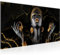 Runa Art Quadri Moderni African Beauty L'immagine Tela Non Tessuta Soggiorno Corridoio Oro nero Beauty 045412b