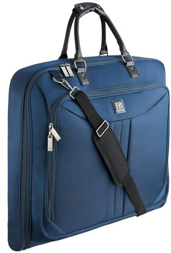 HUGH BUTLER Kleidersack Reisetasche - Anzugtasche Herren - Faltbar Anzughülle für 3 Anzüge - Faltenfreie Kleidung