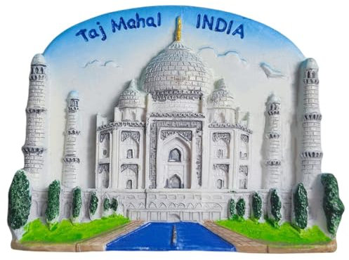 Kühlschrankmagnet Taj Mahal Indien, Reise-Souvenir, Kühlschrank, 3D-Dekoration, Bastel-Kollektion