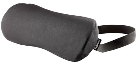 Fellowes Cojín Lumbar Breyta - Soporte ergonómico para la Espalda, Correa Ajustable, Compacto y portátil, Materiales ecológicos, 5 años de garantía, Ideal para la Oficina y el hogar