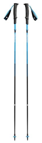 BLACK DIAMOND Distance Carbon Z Trekking- und Laufstöcke, 1 Paar Ultraleichte Trekkingstöcke aus Kohlefaser, feste Länge, Wüstenhimmel, 105 cm