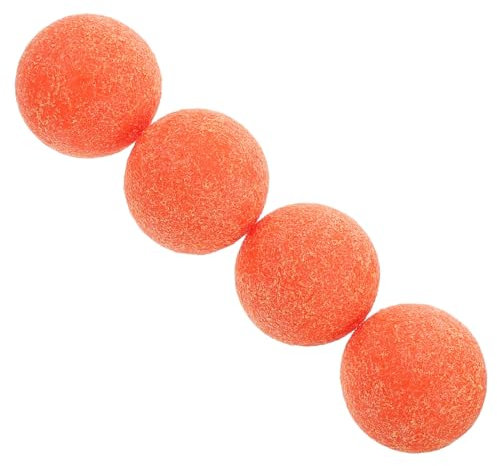 GANAZONO 4 Stück Desktop -fußballtisch Tischfußball-tischball Kickertisch Zubehör Ersatz Für Tischfußball Tischfußball-ersatzbälle Ersatzbälle Für Kickerbälle Tischfußbälle Orange Plastik