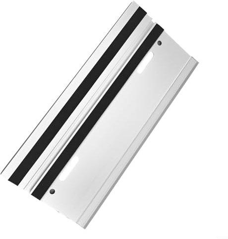 Rail de guidage en aluminium avec connecteur pour scie circulaire et routeur (400 mm)