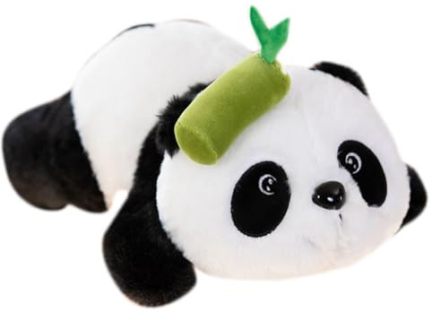 Cpoeof Süßer Panda Plüsch Weiches Kuschelkissen Panda Spielzeug Pandabär Kissen Geschenk zu Weihnachten Geburtstag für Kinder Jungen Mädchen,35cm