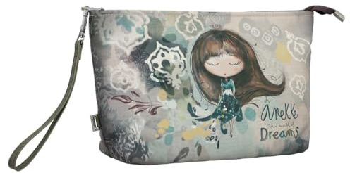 Anekke | Trousse de Toilette Real | Grande Trousse de Voyage Femme Originale synthétique | 30 x 19 x 11 cm | Multicolore