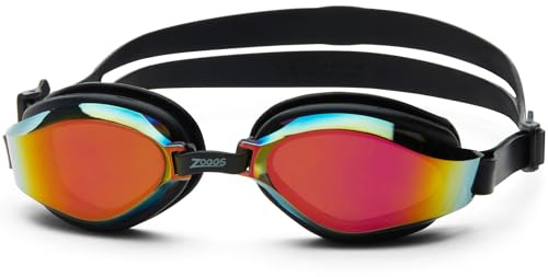 Zoggs Endura Max Titanium Black Black Mirrored Violet