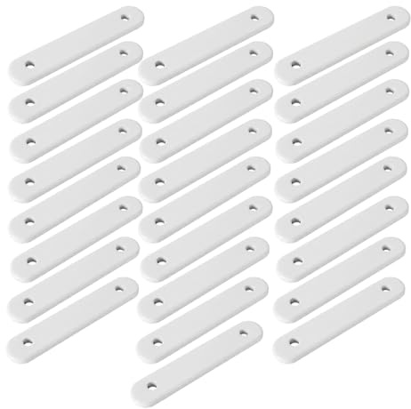 25 Gardinenbeschwerer Ohne Blei– Schwere Vorhangbeschwerer mit Anti-Wind-Effekt | Metall Gewichte zum Annähen & Einlegen für Balkon, Wohnzimmer & Terrassentür (40g)