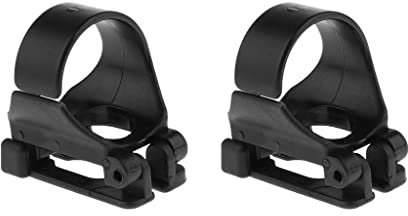 Sharplace 2 Stück Universal Schnorchelhalter Clip, Scuba Dive Schnorchelhalter, Schwarz