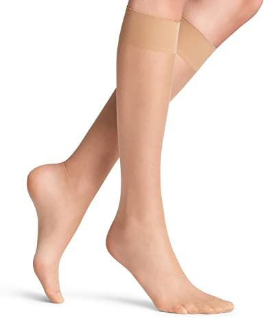 FALKE Seidenglatt Kniestrümpfe | transparent & glänzend