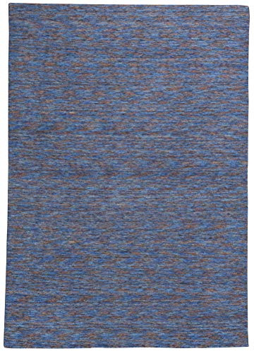 Teppich aus 100% Schurwolle (IWS); handgearbeitet | Größe: 70 x 140 cm; Farbe: Türkis Multi | THEKO die markenteppiche - Nashville