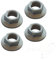 mb-m® 906459 4er Set Flanschmutter Achsmutter Kronenmutter M24 x 1,5 SW 32 selbstsichernd
