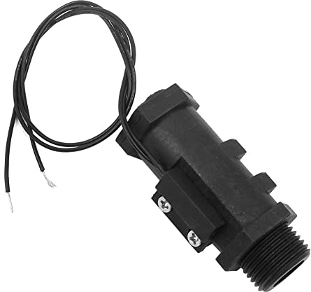 Hsthe Sea Interrupteur de débit d'eau, AC 220 V 3 A, interrupteur magnétique de débit d'eau en plastique, contrôleur de débit d'eau vertical/horizontal