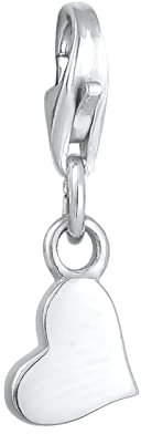 Nenalina Herz Infinity Karabiner Charm Anhänger für Bettelarmband aus 925 Sterling Silber 0412961621