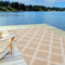 THE RUGS Outdoor Rug – Weather & UV Resistant Outdoor/Indoor Area Rugs - Durable Rugs for Patio, Deck, Garden, Kitchen, Bathroom or Living Room - Beige, 140 x 200 cm