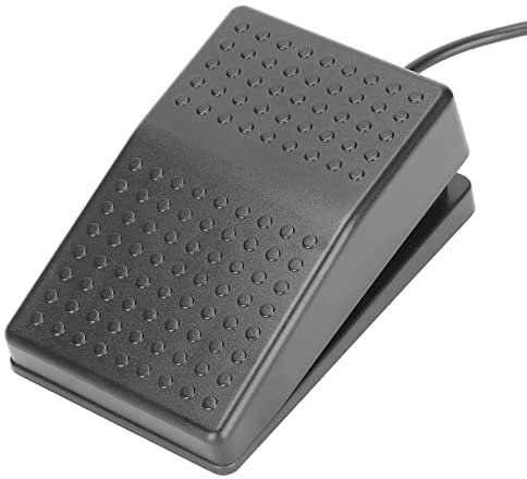 PC USB Foot Pedal, Anti Slip Single Foot Control Keyboard Action Switch Pedal, Customized Computer Keyboard Action Pedal with 2M Cable, for Video Game,PC Keyboard,Mouse