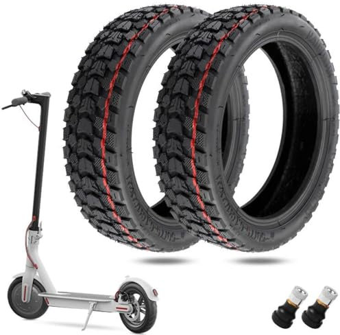 8,5 Zoll Offroad Reifen schlauchloser für Xiaomi M365/Pro/Pro2/1S/Mi3/Essential/Scooter 3, 50/75-6.1 (8 1/2 * 2) Reifen Explosionsgeschützter Ersatzräder mit Ventil für Elektroroller (2 PCS)