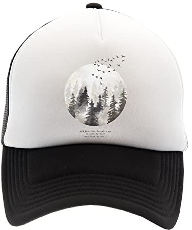 Hopestly In den Wald gehe ich Kappe Baseball Unisex Herren Damen Erwachsene Einstellbar Cap Unisex Men's Women's