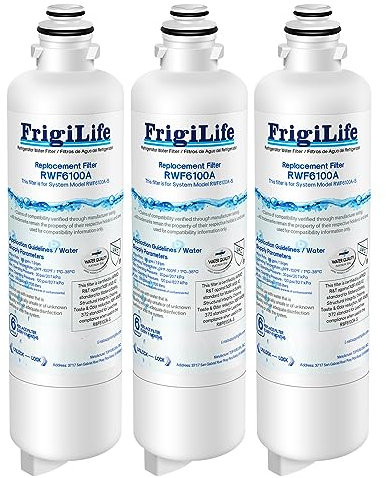 FrigiLife BORPLFTR55 Ersatz für Bosch Ultra Clarity Pro BORPLFTR50, 12033030, 12028325, 11025825, 11032531, B36CT80SNS, B36CL80ENS, WFC100MF, WFS200MF, RA45002 2, 3er-Pack