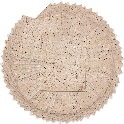 craspire 100 Blatt Kraft-Seidenpapier, Geschenkverpackung, Geschenktüten, Bedrucktes Braunes Papier, Großpackung Für DIY-Projekte, Kunsthandwerk, Kunstwerke, Zubehör, Abschlussfeier, Hochzeit
