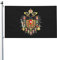 Ungarn-Wappen, Österreich-Flagge, 90 x 150 cm, Außendekoration, Banner, Hofflagge mit Ösen