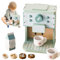 PLLYPE Kaffeemaschine Kinder Holz, spielküche kaffeemaschine Holz, Kinderküche Kaffeeservice Spielset, Geschenke für Kleinkind Jungen Mädchen