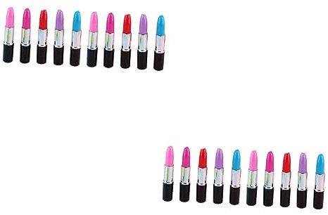 Operitacx 30stücke Teiliges Lippenstift Form Kugelschreiber Kreative Schreibgeräte Für Schule Und Büro Geschenkidee Für Schüler Party- Zufällige Farben