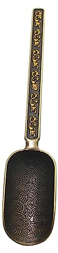 Copper Zinc Tea Scoop Retro Style Measuring Spoon Black