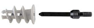 fischer | Gipskartondübel GK | Dübellänge 22 mm | VE 100 Stk | 4-5 x Ls mm