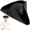 MOPQMKT Pirate Hat Tricorn Hut Steampunk Pirate Hut Karnevalskostüm, Hut Piratenkappe Verkleidung Kolonial Mittelalter Accessoire für Piraten Mottoparty Halloween Cosplay