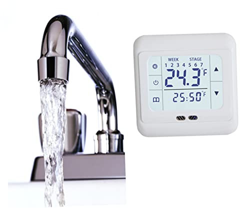 HOMSFOU termostato digital termostato programable calefacción eléctrica termorregulador termostato de calefacción