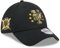 New Era NY New York Mets 39Thirty 2024 Armed Forces Day Authentic Collection Stretch Fit Cap Mütze, Schwarz, L/XL