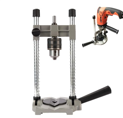 Electric Drill Positioning Bracket | Positioning Press Electric Drill Bracket Guide | 45 Degrees Adjustable Drilling Supplies for Bevels, Ceilings, Slats, and Walls