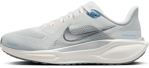 Nike Pegasus 41 Zapatillas de Running para Asfalto-Mujer, Shoe, Photon Dust/Mtlc Pewter-Sail-Echo Pink, EU