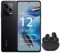 Xiaomi Redmi Note 12 Pro 5G Teléfono inteligente con auriculares inalámbricos intraurales (6,67, AMOLED DotDisplay, 128 GB, 6 GB de RAM, Dual SIM, 120 Hz, Full HD, negro medianoche (Reacondicionado)