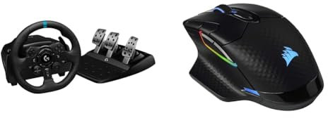 Logitech G G923 Volante & Corsair DARK CORE RGB PRO SE