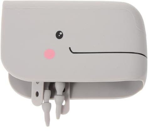 Silikon Wal Wasserhahn Schutzabdeckung 1 Stück, für Junge Mädchen | Waschbecken und Kinderwaschplätze, mit Spritzschutz, Niedliche Walform, Robustes Silikon