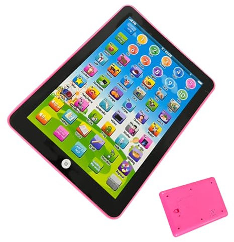 Learning Tablet for Kids – Interactive Touch Pad for todlers | Educational montesori Toy, Teaches Alphabet Numbers Spelling, Early Learning Device for Boys Girls Ages 2 3 4 5, Sound & Light Toy