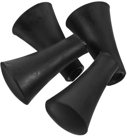 Veemoon 4pcs Rubber Tips for Phone Holder Thickened Silicone End Caps for Motorcycle Phone Mount Durable and Easy to Install Fit for Secure Device Protection