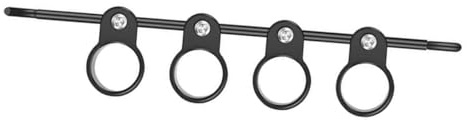 TOYANDONA Fingerdehner zum Klavierüben aus Abs und Kupfer Schwarz Fingertrainingsgerät und Gitarren Übungstool Verbessert Fingerspanne und Leistungseffizienz Geeignet zum Üben von Gitarre