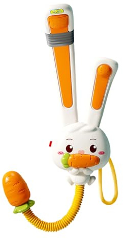 Ducha de juguete para niños | Con forma de conejo Juego bañera – Pulverizador para bañera infantil – para guarderías, casa, hotel, piscina, gimnasio